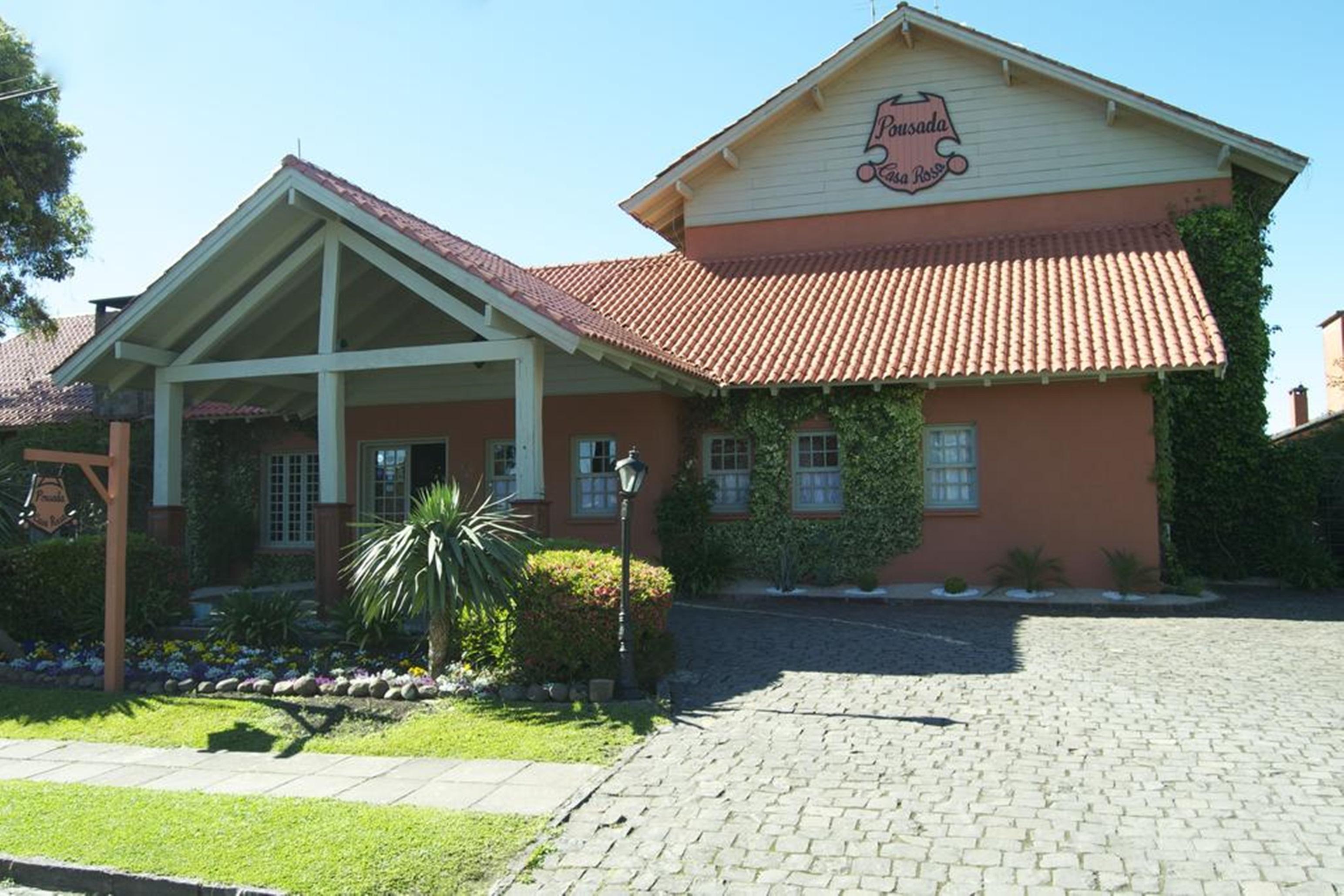 Pousada Casa Rosa Canela Bagian luar foto