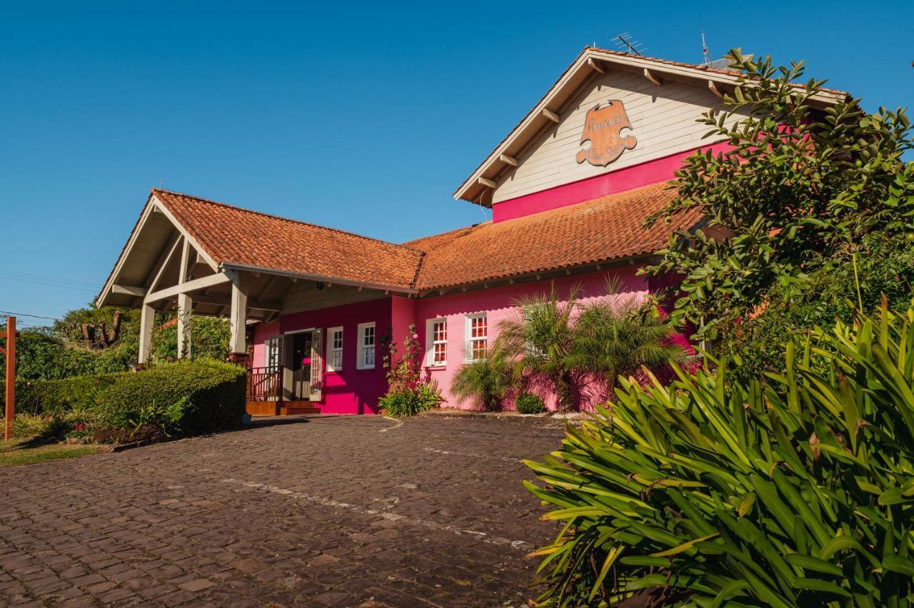 Pousada Casa Rosa Canela Bagian luar foto