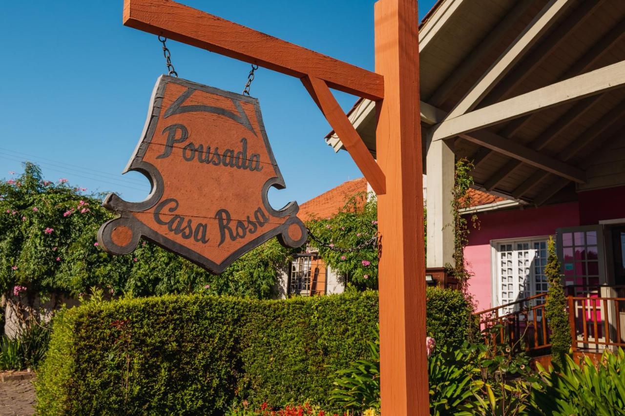 Pousada Casa Rosa Canela Bagian luar foto