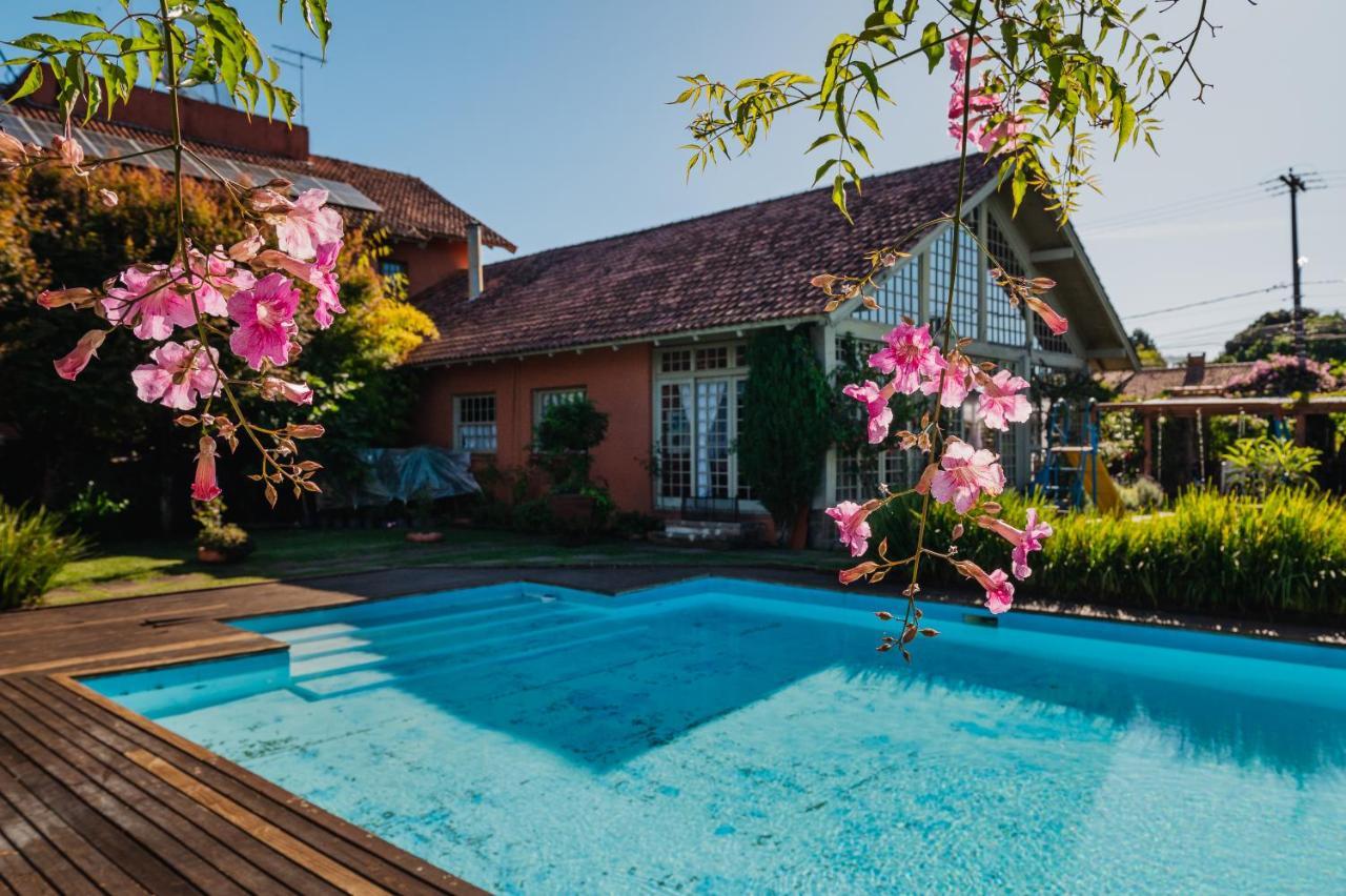 Pousada Casa Rosa Canela Bagian luar foto